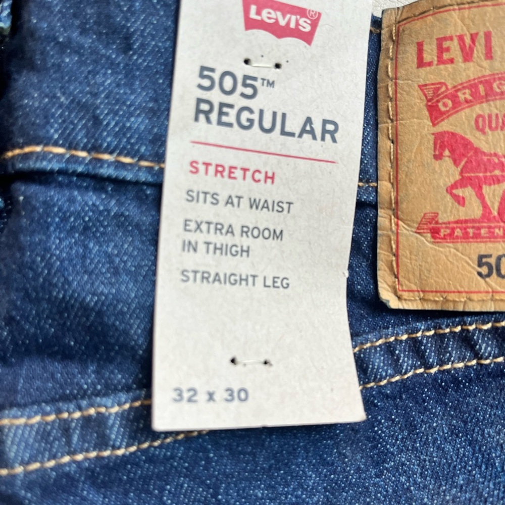 Levi's 505 Regular Stretch Jeans - Blue